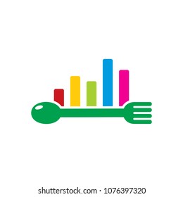 Graph Food Logo Icon Design