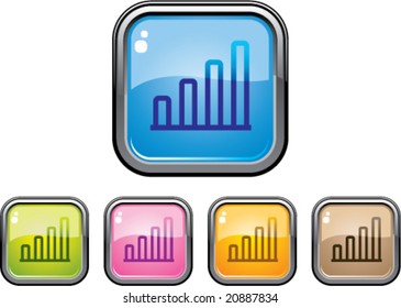 Graph Glossy Button