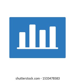 graph glyph color vector icon