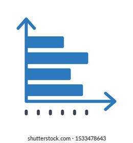 graph glyph color vector icon