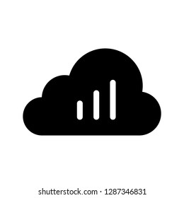 graph glyphs vector icon