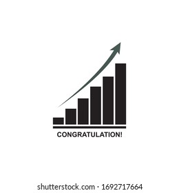 the graph goes up. congratulations you successfully run a business