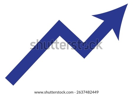 Graph going Up and Down sign with green and red arrows vector. Flat design vector illustration concept of sales bar chart symbol icon with arrow moving down and sales bar chart with arrow moving up