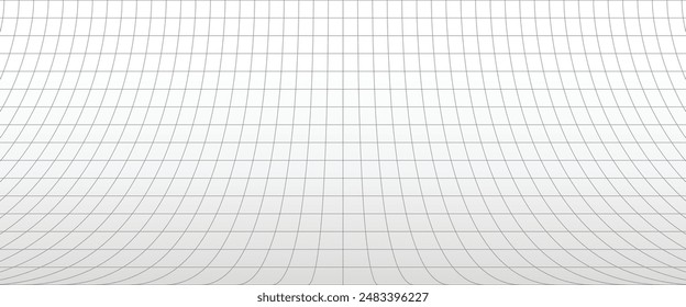 Graph grid lines curve in perspective background