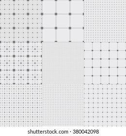 Graph grid seamless squared paper background. Paper sheet pattern. EPS10 vector