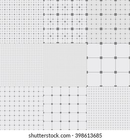 Graph grid seamless squared paper background. Paper sheet pattern. EPS10 vector 