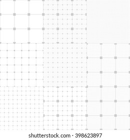 Graph grid seamless squared paper background. Paper sheet pattern. EPS10 vector 