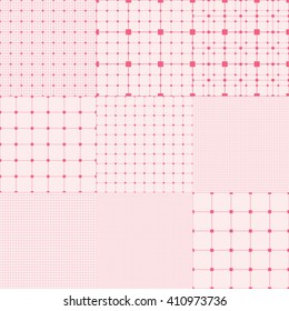 Graph grid seamless squared paper background. Paper sheet pattern. EPS10 vector 