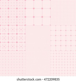 Graph grid seamless squared paper background. Paper sheet pattern. EPS10 vector 