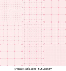 Graph grid seamless squared paper background. Paper sheet pattern. EPS10 vector 
