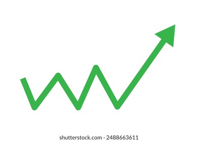 Gráfica: crecimiento; movimiento; crecimiento; progreso; salto. hacia arriba, negocio.