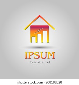 graph home logo concept