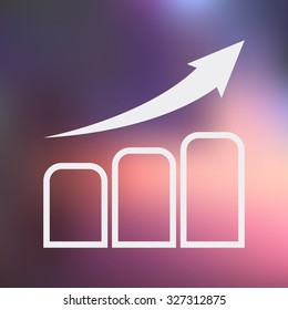 Graph icon. 