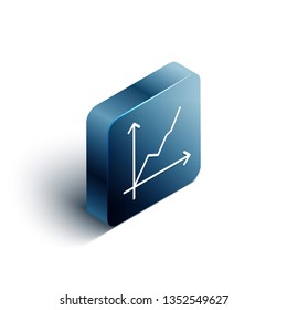 Graph icon, business infographics, vector illustration