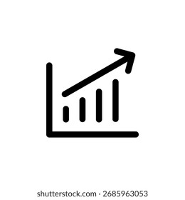 Ícone Gráfico para Dados e Estatísticas