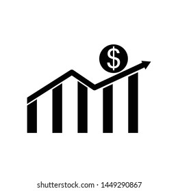 Graph icon  design template vector