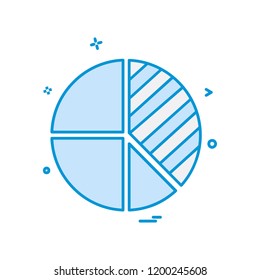 Graph icon design vector