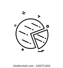 Graph icon design vector