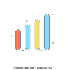 Graph icon design vector 