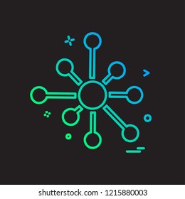 Graph icon design vector