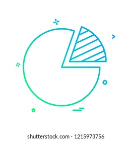 Graph icon design vector