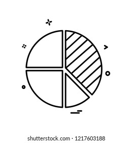 Graph icon design vector