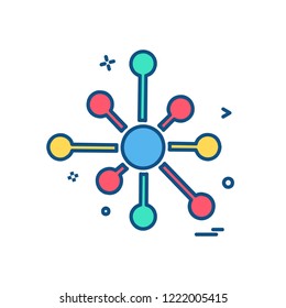 Graph icon design vector