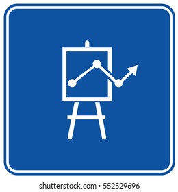 Graph icon design,clean vector