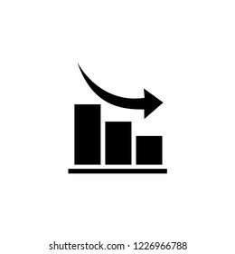 graph icon. Diagram.