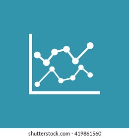 Graph Icon. Eps-10.