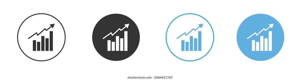 Ícone Gráfico. Modelo de design de ícone gráfico