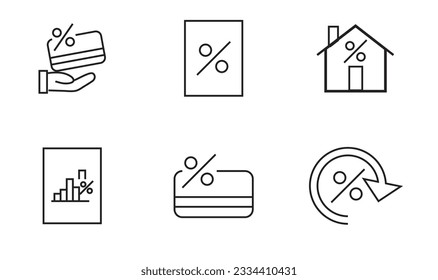 graph icon. hand drawn icons set. Bank icon set. Bank loan icons set. Percentage icon sets. Corporate finance officials icon set.