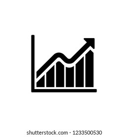 graph icon, icons vector on white background