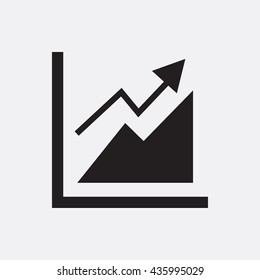 Graph icon illustration isolated vector sign symbol