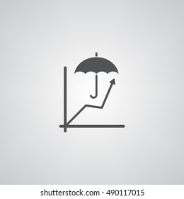 graph icon illustration isolated vector sign symbol