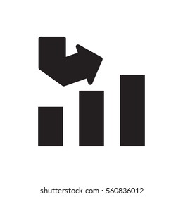 graph icon illustration isolated vector sign symbol