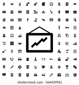 graph icon illustration isolated vector sign symbol