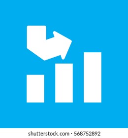 graph icon illustration isolated vector sign symbol