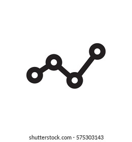 graph icon illustration isolated vector sign symbol