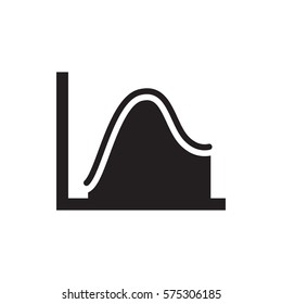 graph icon illustration isolated vector sign symbol