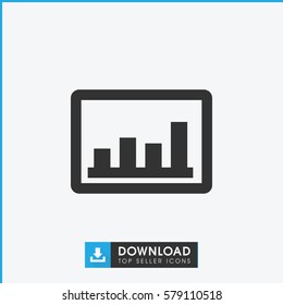 graph icon illustration isolated vector sign symbol