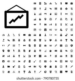 Graph icon illustration isolated vector sign symbol. editable company icons vector set.