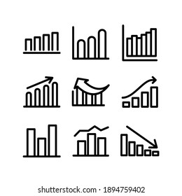 graph icon or logo isolated sign symbol vector illustration - Collection of high quality black style vector icons
