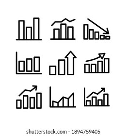 graph icon or logo isolated sign symbol vector illustration - Collection of high quality black style vector icons
