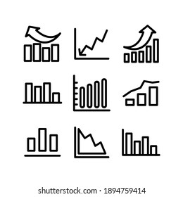 graph icon or logo isolated sign symbol vector illustration - Collection of high quality black style vector icons
