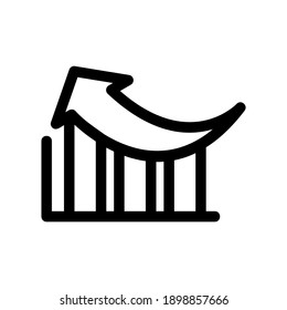 graph icon or logo isolated sign symbol vector illustration - high quality black style vector icons
