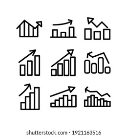 graph icon or logo isolated sign symbol vector illustration - Collection of high quality black style vector icons
