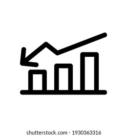 graph icon or logo isolated sign symbol vector illustration - high quality black style vector icons
