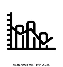 graph icon or logo isolated sign symbol vector illustration - high quality black style vector icons
