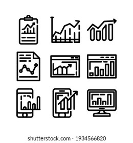 graph icon or logo isolated sign symbol vector illustration - Collection of high quality black style vector icons
